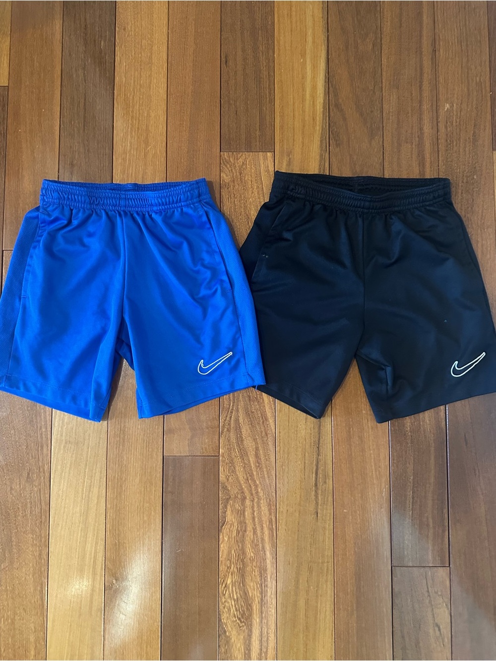 Nike Dri-FIT Athletic Shorts Pair - Blue & Black